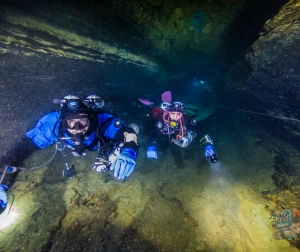 Nurkowanie w zatopionej jaskini - okolice Inworocławia