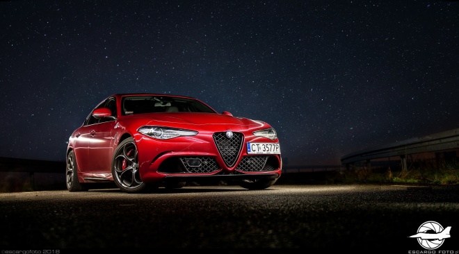 VOUCHER NA JAZDĘ ALFA ROMEO GIULIA QUADRIFOGLIO - WŁOSKIE EMOCJE